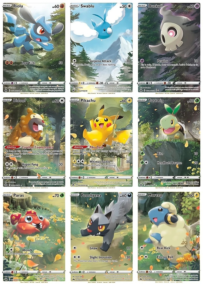 Pokémon TCG Crown Zenith Galarian Gallery NM Full Art Set 9 GG26
