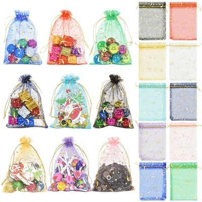 BDS-HOME 100PCS 5x7 Organza Gift Bags 10 Color Wedding Favor Bags Jewelry Gif...