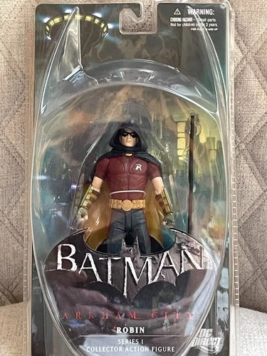 DC DIRECT BATMAN ARKHAM CITY SERIES 1 ROBIN ACTION FIGURE NEW ON CARD