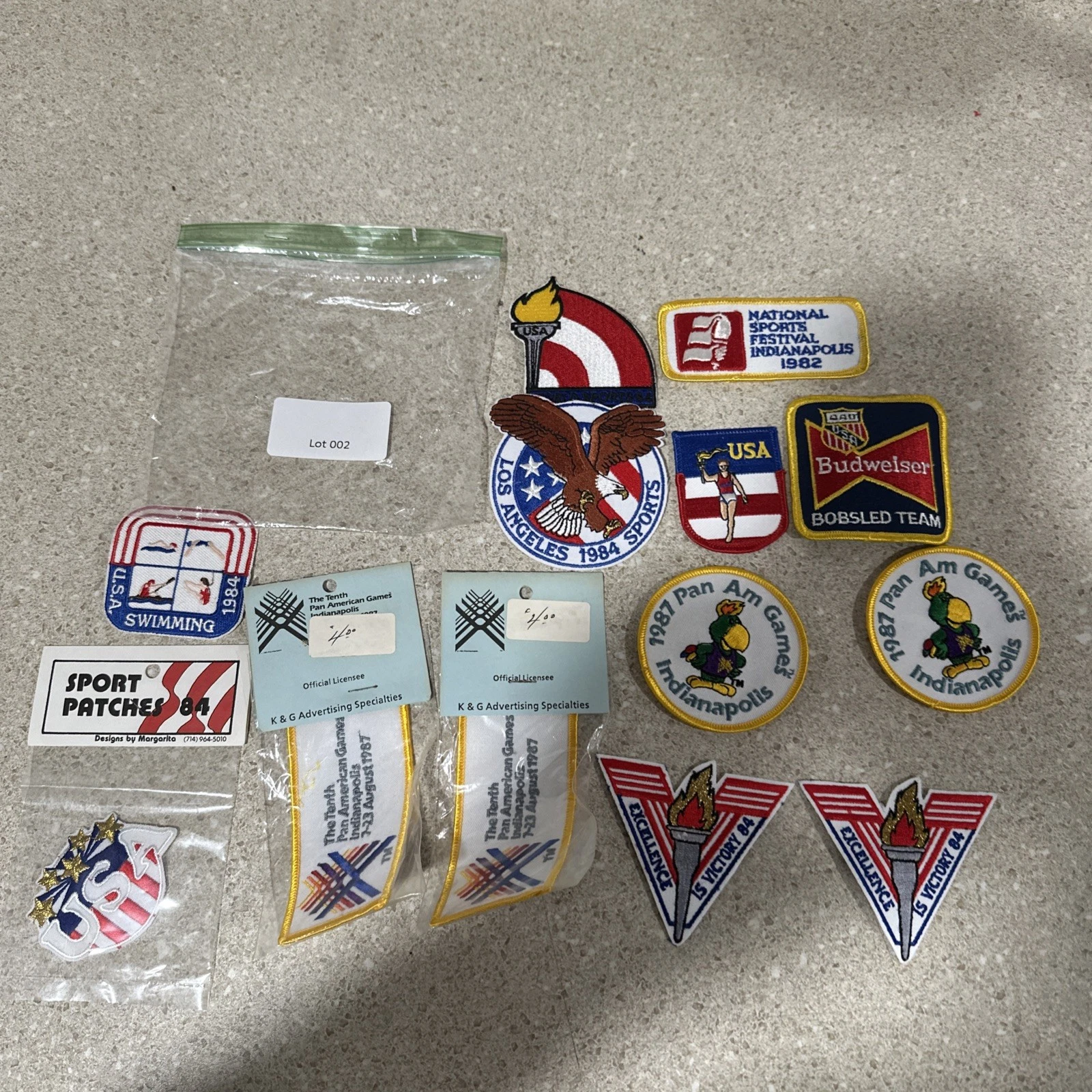 Vintage Lot of Sew on Patches - Racing, Events, USA, Competitions, Sports Lot#2