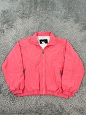Kaelin Jacket Womens Medium Pink Full Zip Bomber Windbreaker Snow Ski Coat Vtg