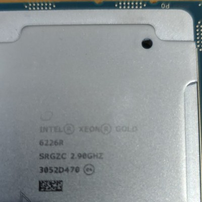 Intel Xeon Gold 6226R CPU 16-Core 2.90 GHz Socket 3647 SRGZ aus HP G10 Server