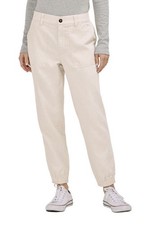 NWT GAP  Medium  Cream Color Soft Twill Mid Rise Relaxed Fit Jogger Pants