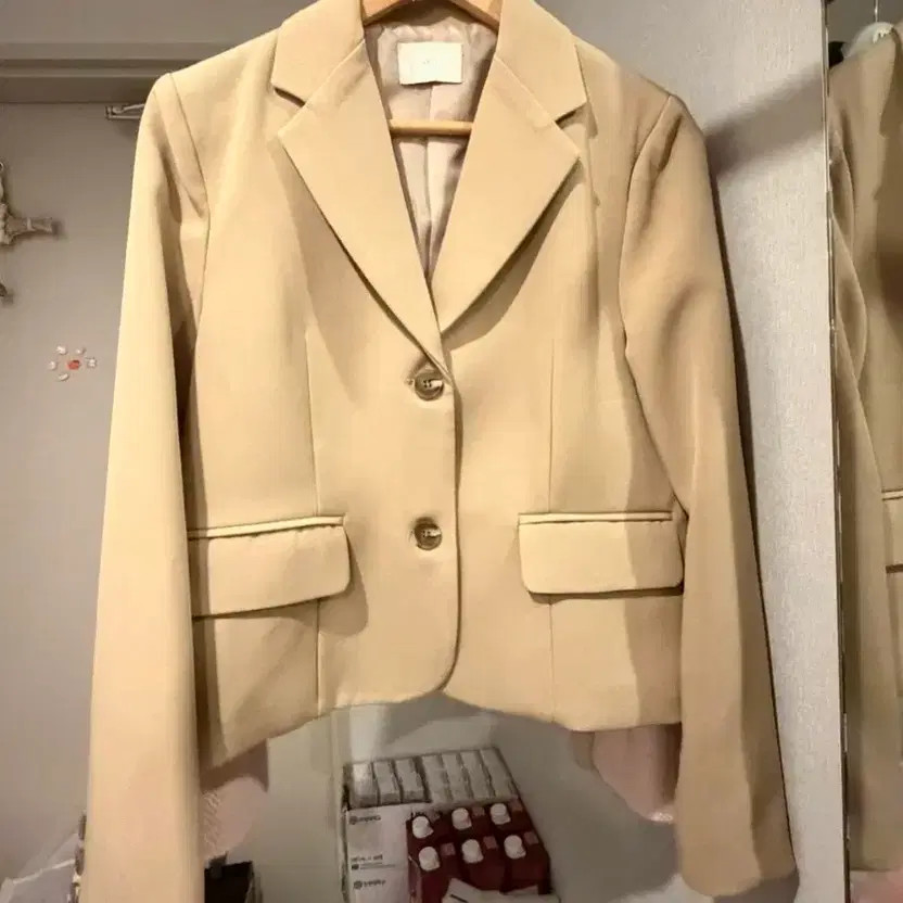 Beige New Basic Jacket Classic Style - image 1