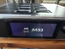 NAD Masters M33 BluOS Streaming DAC Integrated Amplifier Class D Silver/Black