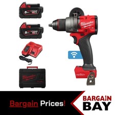 Milwaukee M18ONEPD3-502X 18v Fuel OneKey Combi Drill Kit - 2 x 5.0ah Batteries