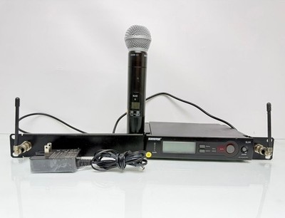 Shure SLX4 H5 Wireless System Receiver & SLX2 MS58 Microphone J3 518-542 MHz