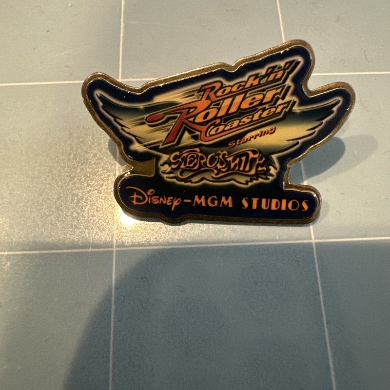  Disney Rockin’ Roller Coaster Aerosmith Pin MGM Studios rare LE