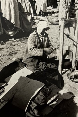 Algerian War, Traditional Market, Weighing, Original Print, 1955