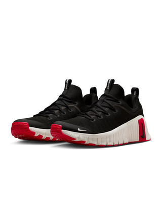 Nike Free Metcon 6 ''Black/University Red/Sail'' FJ7127-006 Men's New [US 6-15]