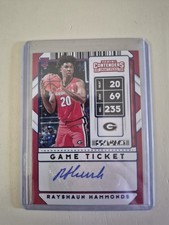 2020-21 Panini Contenders Draft Picks - Sticker Autographs Rayshaun Hammonds...