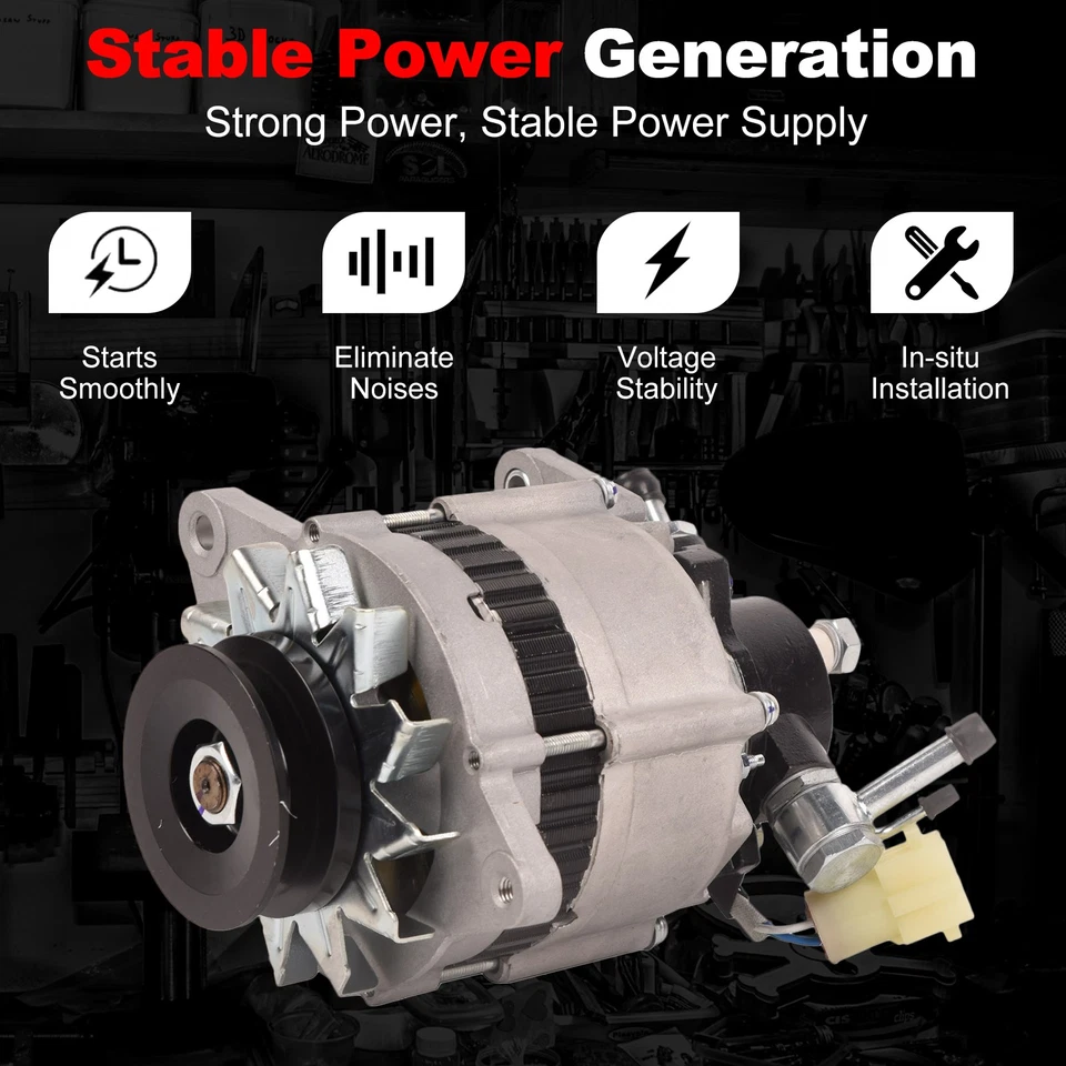 Alternador 70A 12V para Toyota Paseo 1992 1.5L-L4 2706011200 100211854 Foto 4 de 4