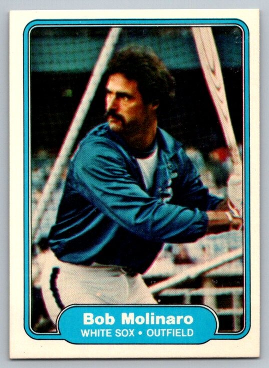1982 Fleer Bob Molinaro #353 Chicago White Sox