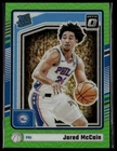 2024-25 Donruss Optic #270 Jared McCain Lime Green #/149