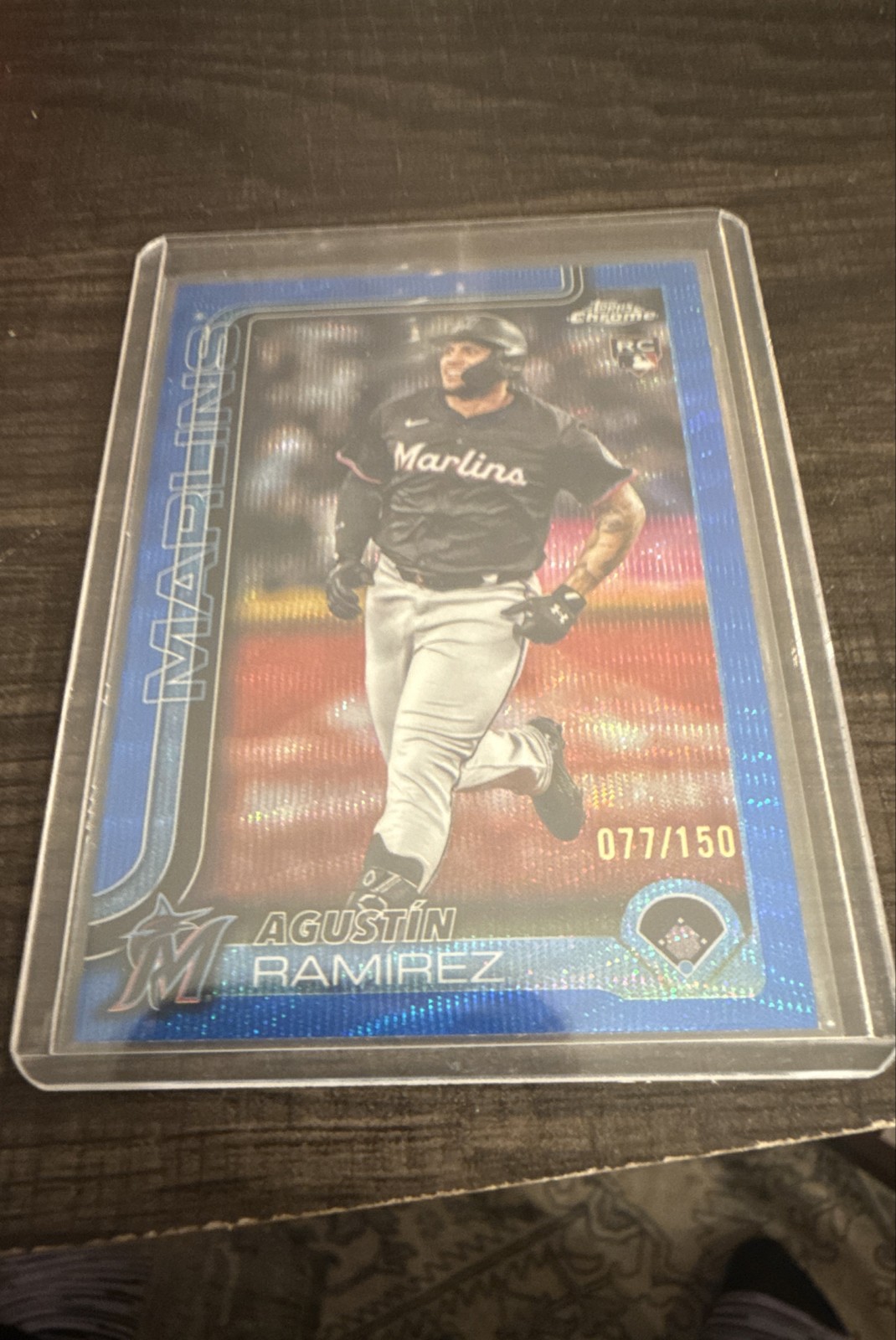 2025 Topps Chrome Update - Agustin Ramirez #USC200 Blue Refractor /150 (RC)