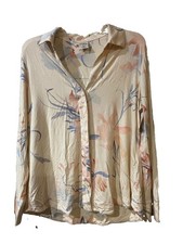 SOMA COOL NIGHTS NOTCH COLLAR PJ TOP M