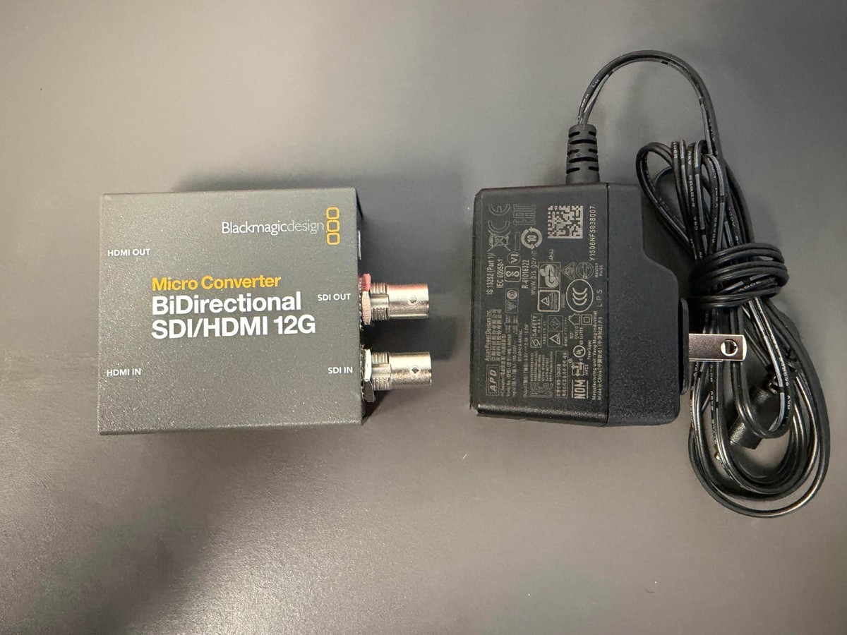 Black Magic BiDirectional SDI/HDMI 12G Micro Converter | eBay