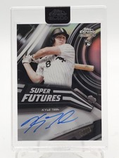 KYLE TEEL 2026 TOPPS CHROME BLACK SUPER FUTURES ROOKIE AUTO /99 RC Q2682