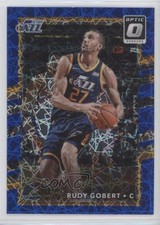 2017-18 Panini Donruss Optic Blue Velocity Prizm Rudy Gobert #142 10nx