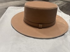 Black Bull International Hat Cowboy Western Faux Suede Soft Felt MD 22-22 3/8
