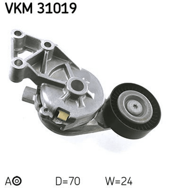 Riemenspanner Keilrippenriemen Links FüR Audi Ford Seat Skoda VW A3 Galaxy I-image