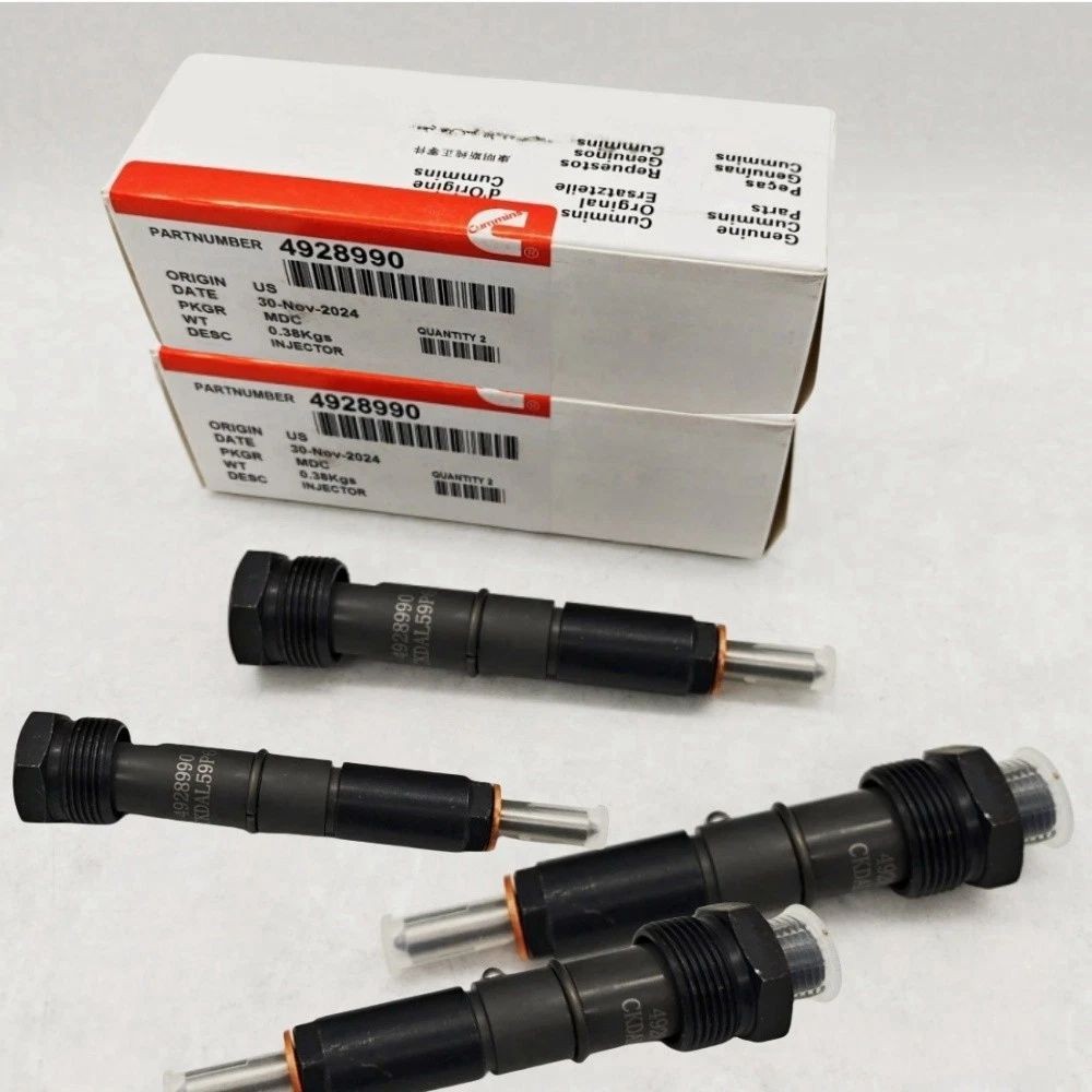 4928990 4x Fuel Injectors For 94-98 Cummins 6BT 40-60HP 5.9L 0432131715 Diesel