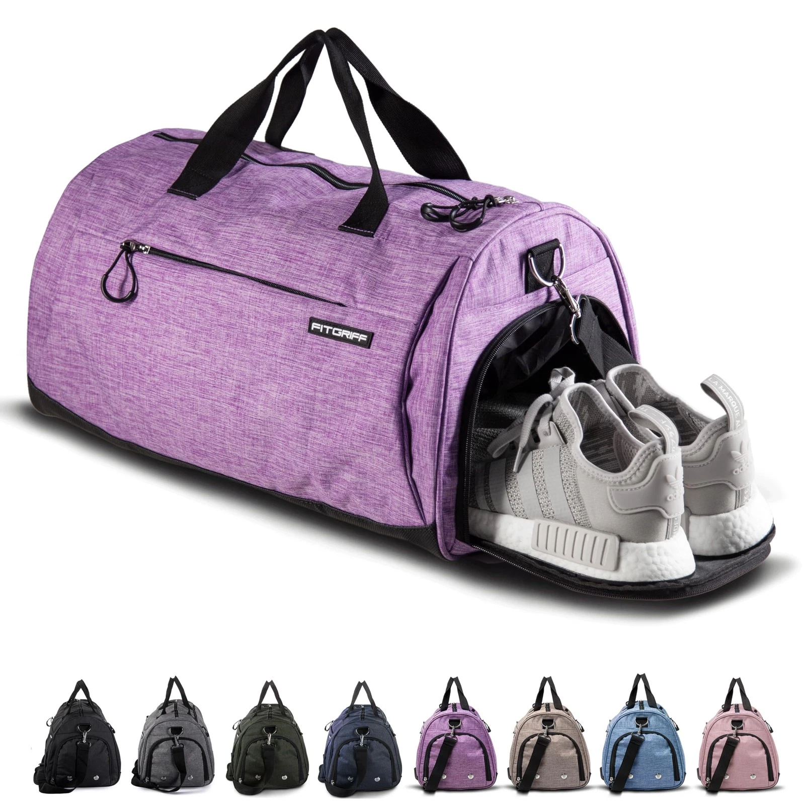 ® Gym Bag for Men & Women with Shoe & Wet Compartment - Duffle Bag for Travel...