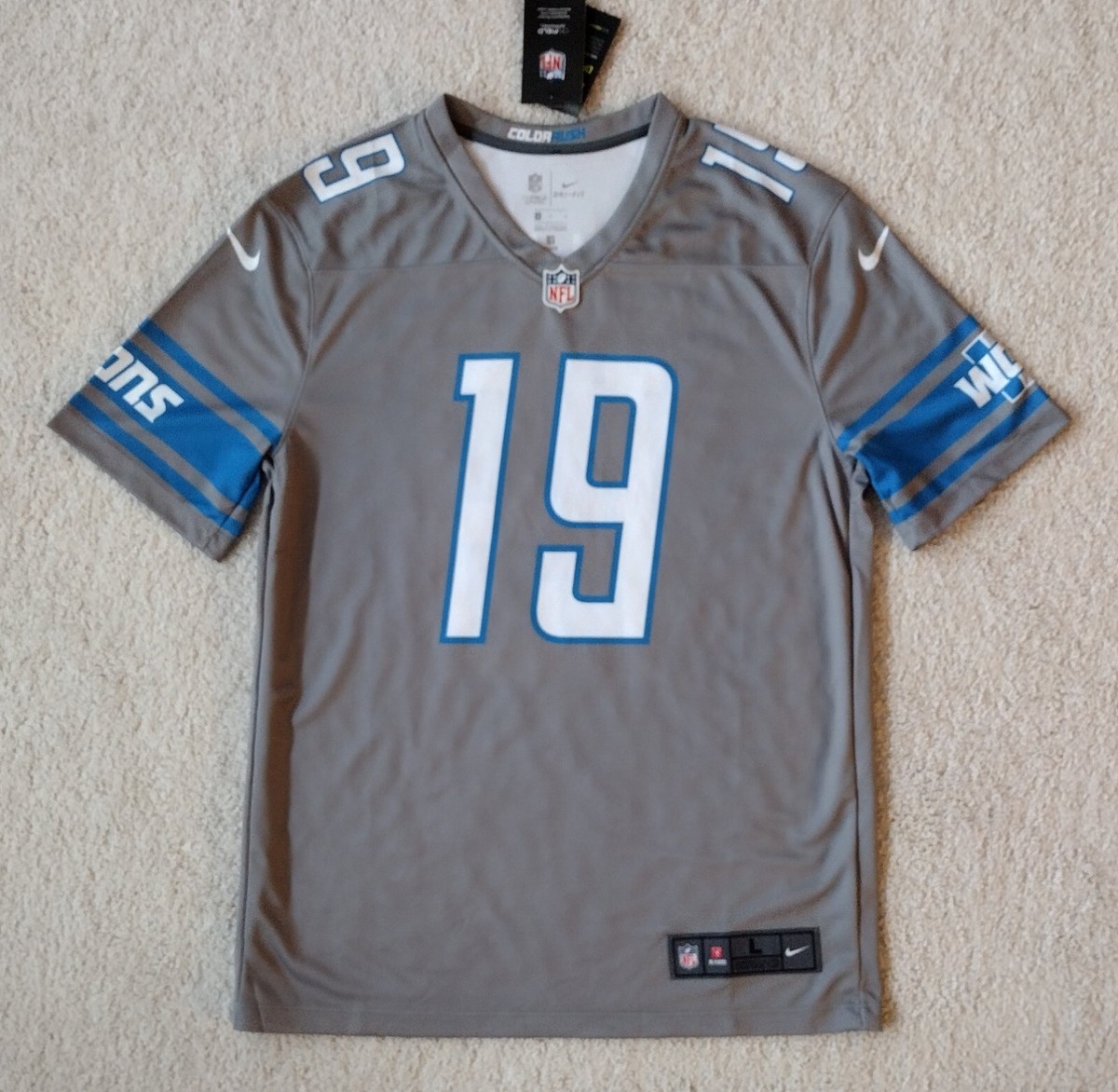 Grey Jersey Lions Color Rush Jersey For Sale Lions Jersey Color