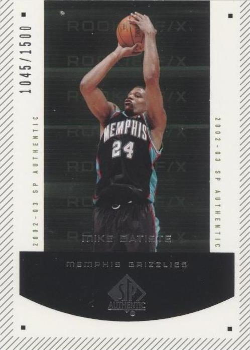 2002-03 SP Authentic - Mike Batiste #198 - 1 of 2