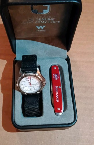 Wenger SAK Design Watch Men With Knife - Picture 10 of 13