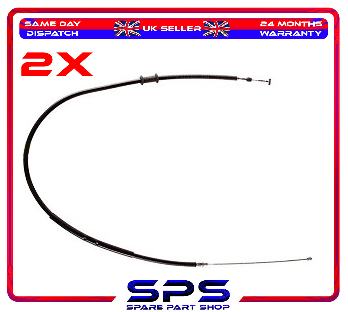 2X Handbrake Cable Rear For Citroen Relay Fiat Ducato Peugeot Boxer