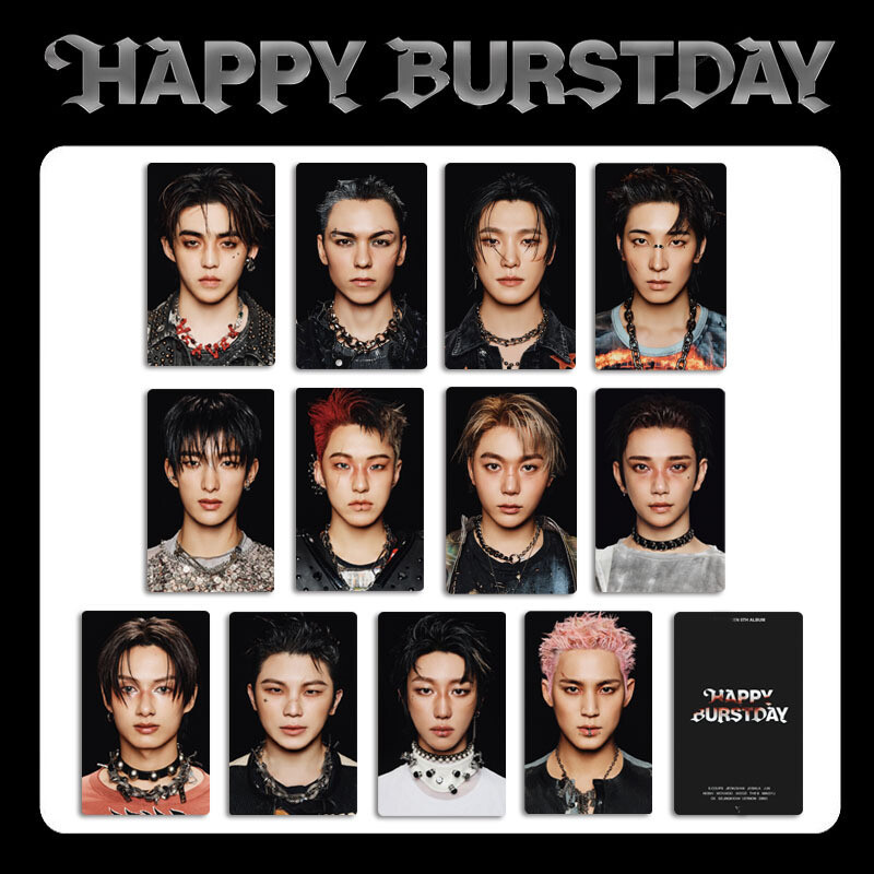 ジュン　happy burstday トレカ　seventeen セット 12pcs/set Kpop SEVENTEEN HAPPY BURSTDAY Photo Card Self Made