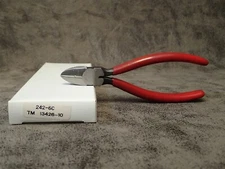 242-6C UTICA CooperTools 6" Diag Cutting Plier w/ Wire Stripping Hole (BN25)