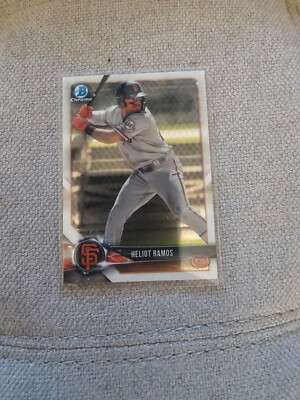2018 Bowman Draft - Chrome #BDC-133 Heliot Ramos (RC) SAN FRANCISCO GIANTS