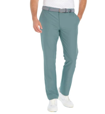 Greg Norman Men's ML75 Golf Pants Stretch Chino Comfort Fit Green Size 32x34