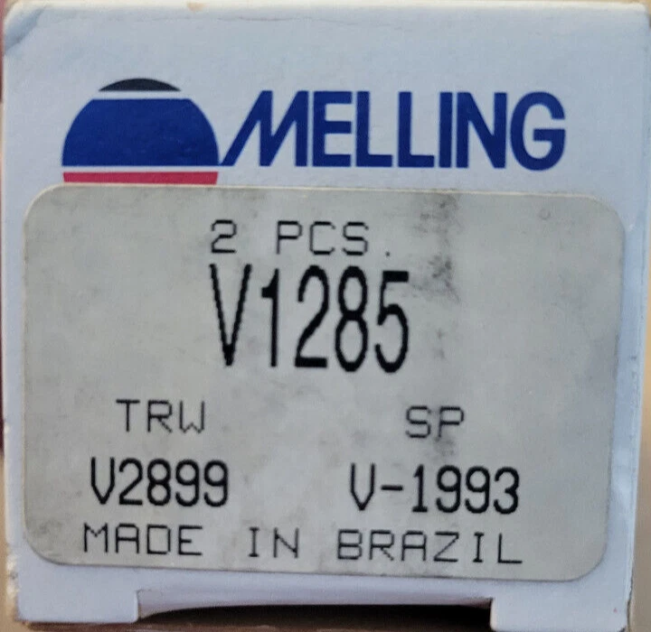 PACK DE 2 válvulas de admisión de motor Stock Melling V1285 E Foto 2 de 2