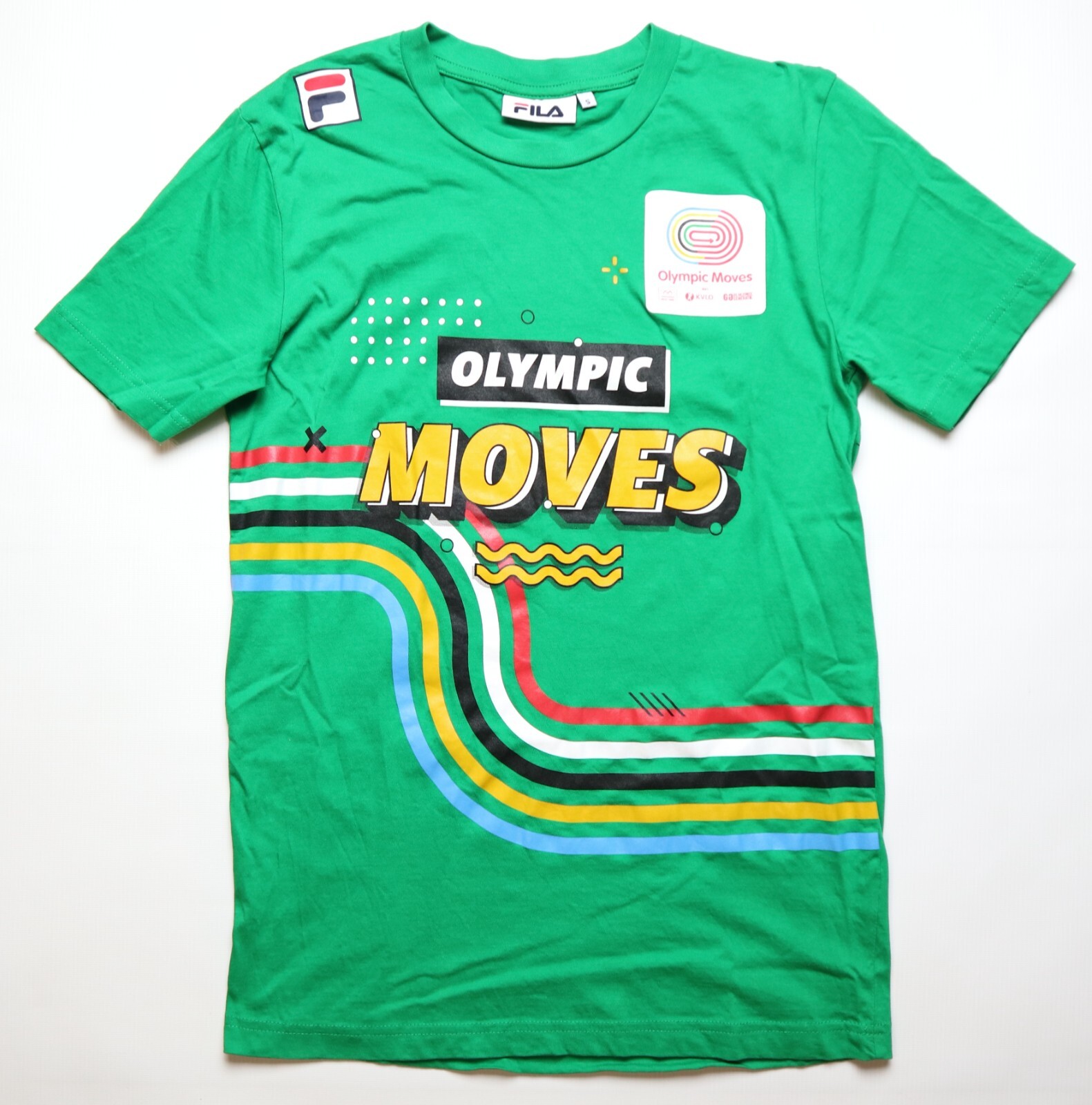 ITALIA 2018 OLIMPIC MOVES ATLETA ALLENAMENTO SHIRT MAGLIA MAGLIA MAGLIA FILA UOMO S