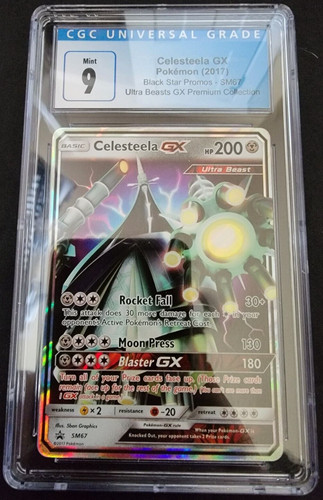 Holo Foil Celesteela GX SM67 Promo Black Star Set Pokemon Cards CGC 9 MINT