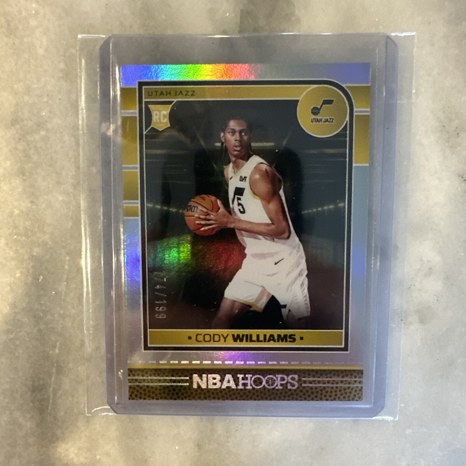 2024-25 Panini NBA Hoops Rookie Silver 174/199 Cody Williams #240 RC