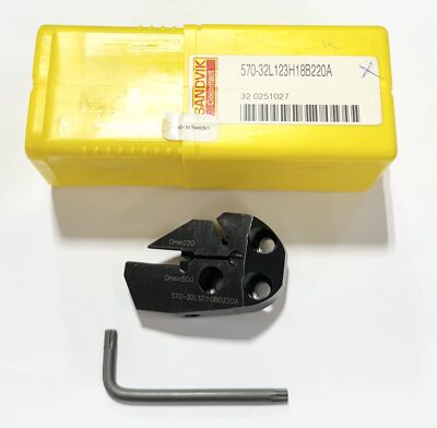 Sandvik Modular Grooving Head LH System Size 32 0.7087'' Max Depth of Cut