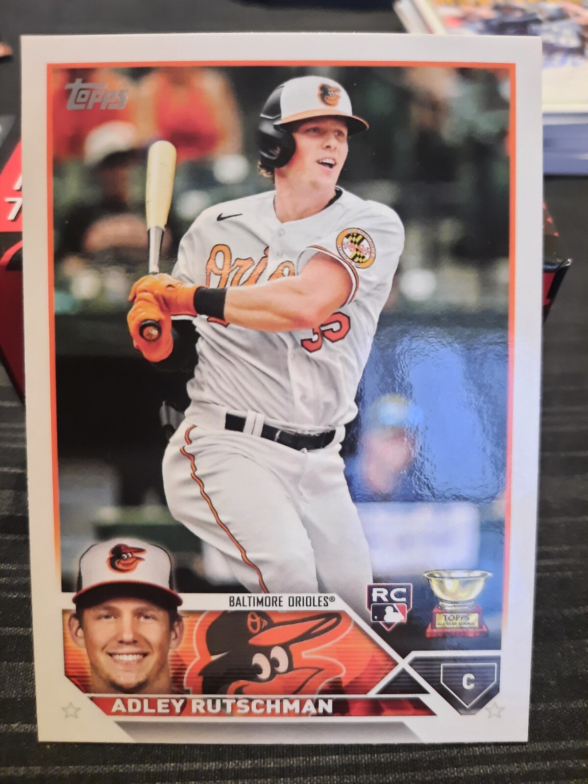 2023 Topps Series 1 Adley Rutschman Base Rookie Card RC Gold Cup #250 ...