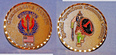 SPECIAL OPS 2 STAR Commanding GENERAL & HOPLITE GREEK WARRIOR ''MOLON LABE''