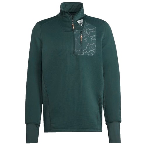 RLX black rainbow thread 1/4 zip pullover athletic top scalloped