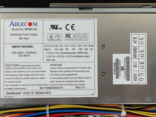 Supermicro 1U 4x3.5" SAS/SATA AMD, X6DHR-C8, SP502-1S - Picture 8 of 9