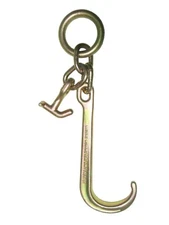 15" Grade 70 J-Hook and Mini "TJ" (hammerhead) Assembly on link Towing