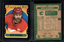 2021-22 O-Pee-Chee Retro Black Border #381 Mark Giordano /100
