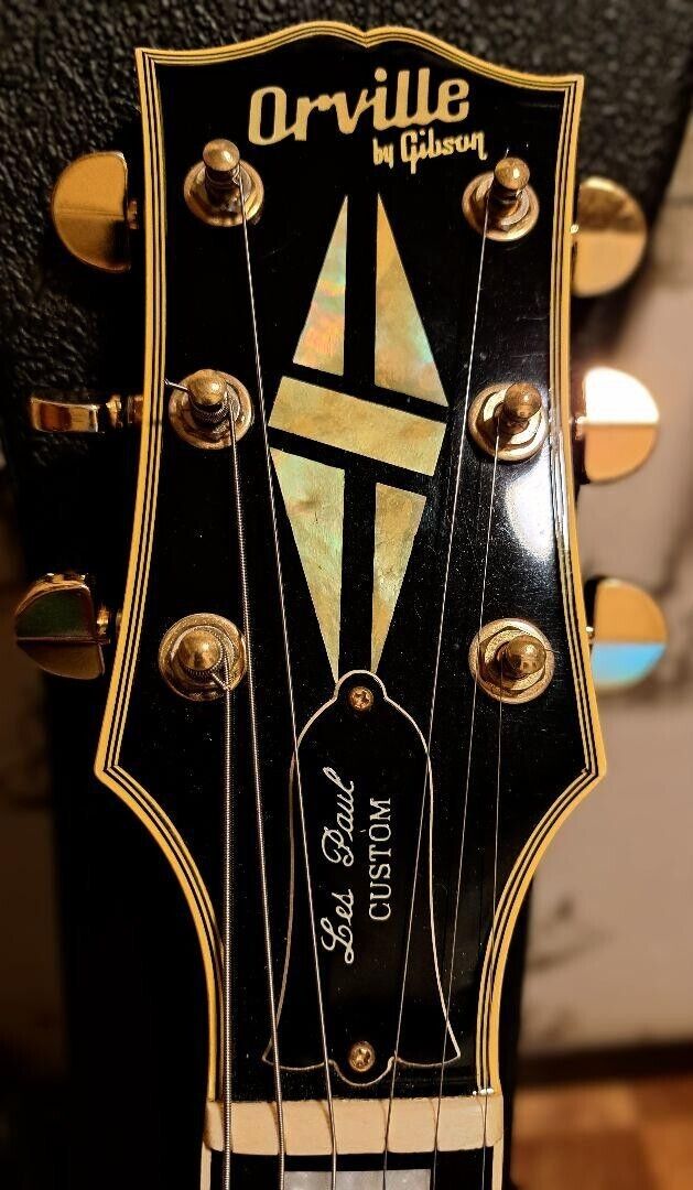 Orville by Gibson LPC-57B 57' Les Paul Custom Black Beauty Orville by Gibson LPC-57B 57' Les Paul Custom Black Beauty