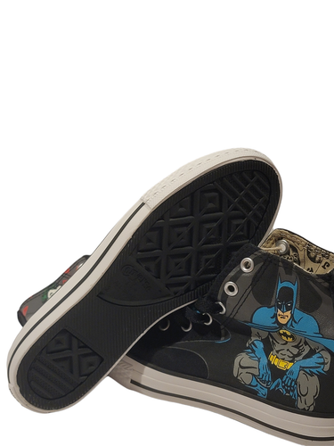 Converse All Star Joker Batman Boys Skate Shoes Size 2 Black DC Comics Originals - Picture 6 of 6