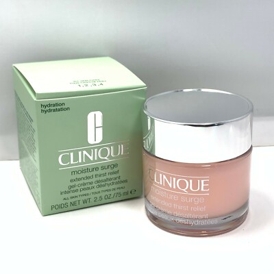 Clinique Moisture Surge Extended Thirst Relief All Skin Types 2.5oz./75ml New 