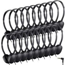 Kids Headphones Bulk for Classroom School 18 Pack Class Set of Headphones for...